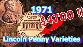 1971 Penny Varieties and Errors Worth Money to Look For [upl. by Odarbil134]