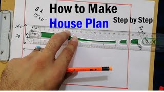 How to Make a House Plan Step by Step [upl. by Joliet]