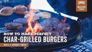 How to Make Perfect Charcoal Grilled Burgers [upl. by Lishe264]