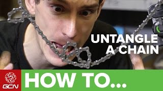 How To Untangle A Bike Chain [upl. by Leake]