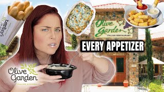 OLIVE GARDEN APPETIZERS RANKED Which are the best [upl. by Aimahc]