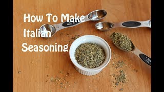 How To Make Homemade Italian Seasoning With Basil Thyme Oregano amp More  Rockin Robin Cooks [upl. by Nawd]