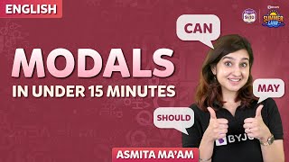 Modals In Under 15 Minutes  BYJUS [upl. by Neyuq]