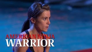 Kacy Catanzaro at the 2014 National Finals  American Ninja Warrior [upl. by Suhail]