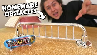 5 EASY DIY FINGERBOARD OBSTACLES [upl. by Derraj]