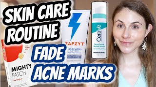 SKIN CARE ROUTINE for fading POST ACNE MARKS Dr Dray [upl. by Waneta]