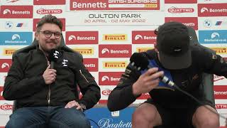 2022 Bennetts BSB  RD2  Oulton Park  SUPERPICKS 12 Press Conference [upl. by Kienan460]