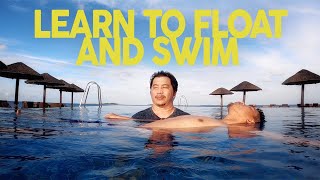 How to SWIM and FLOAT Beginners Tutorial [upl. by Anippesuig]