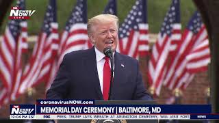 GOD BLESS AMERICA President Trumps FULL SPEECH Memorial Day in Baltimore MD [upl. by Polard]