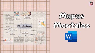 COMO HACER MAPAS MENTALES EN WORD [upl. by Cock914]