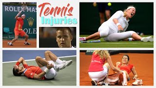 Painful Tennis Injuries  PART 1  Viewer Discretion Advised [upl. by Dorren]