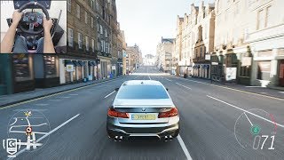 BMW M5 F90  Forza Horizon 4  Logitech g29 gameplay [upl. by Nylia784]