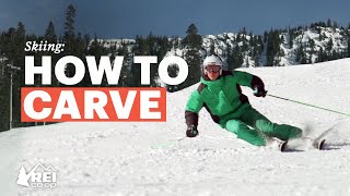 How to Carve Skis  Take Your Skiing to the Next Level  REI [upl. by Ahsyt51]