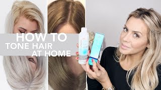 How to Professionally Tone Hair At Home [upl. by Dwight]