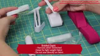 Learn How To Sew Sewing Elastic Episode 7 [upl. by Ahseym807]