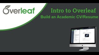 Build an Academic CVResume in Overleaf  LaTeX [upl. by Aita]