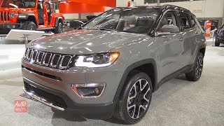 2019 Jeep Compass Limited 4x4  Exterior And Interior Walkaround  2019 Quebec Auto Show [upl. by Nemhauser]