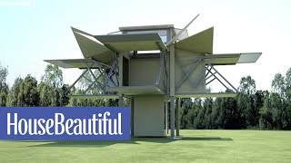 This House Builds Itself in Under 10 Minutes At the Touch of a Button  House Beautiful [upl. by Aimo]