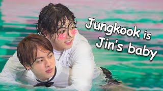 Jungkook is Jins baby JinKook [upl. by Llerdnek204]