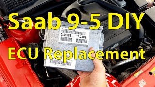 Saab 95 DIY ECU Replacement  Trionic Seven [upl. by Epstein]