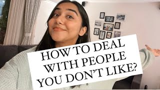 How To Deal With People You Don’t Like 🤷🏽‍♀️  RealTalkTuesday  MostlySane [upl. by Erinn410]