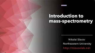 Introduction to mass spectrometry analysis History and Principles [upl. by Nylatsyrk]