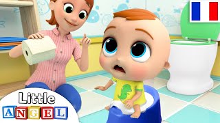 Apprendre la propreté  Le Petit Pot  Comptines pour Bébé  Little Angel Français [upl. by Sivle]