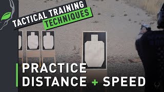 Tactical Training Techniques Whats A Good Distance For Pistol Practice [upl. by Eartha115]