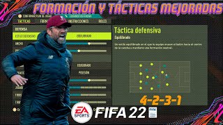 4231 LA MEJOR FORMACIÓN DE FIFA 22 TÁCTICAS MEJORADAS [upl. by Lihcox]