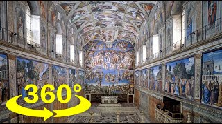 Sistine Chapel 360° 4K [upl. by Jarek445]