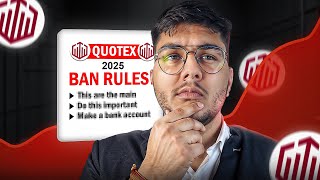 Quotex Account Blocked🚫 Quotex BAN Rules 2025 😱😭  Trading Noah [upl. by Ycal930]