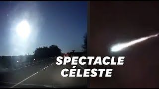 Cette impressionnante météorite a transpercé le ciel méditerranéen [upl. by Aleinad]