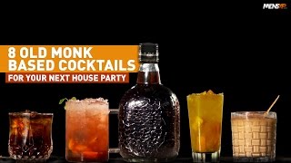 MensXP Top 8 Old Monk Cocktails  How To Make Rum Cocktails [upl. by Bayly]