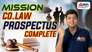 MISSION COLAW  Prospectus Complete  CA Inter CMA Inter amp CS Executive  Mohit Agarwal [upl. by Birchard]