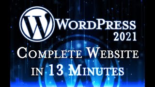 WordPress  Tutorial for Beginners in 13 MINUTES  2021 Updated [upl. by Clough]