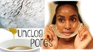 DIY Milk Peel Off Mask UNPLUG Blackheads Whiteheads amp Unwanted Hair [upl. by Ahcsatan]