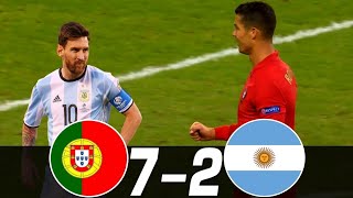 Portugal vs Argentina 72  All Goals and Extended Highlights amp GOLES 2021 HD [upl. by Aiam]