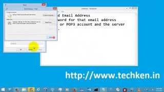 How to setup a POPIMAP email account in Microsoft Outlook 2013 [upl. by Aitsirhc]