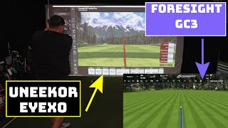 Foresight GC3 vs Uneekor EYEXO Side by Side Testing [upl. by Yhtrod]