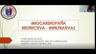 Miocardiopatía Restrictiva y sus principales etiologias [upl. by Bristow]