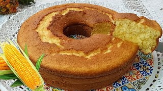 BOLO DE MILHO FOFINHO COM MILHO DE ESPIGA  RECEITA FÁCIL [upl. by Eetnwahs]