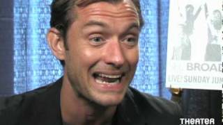 Interview with Jude Law Tony Award Nominee [upl. by Nesahc]