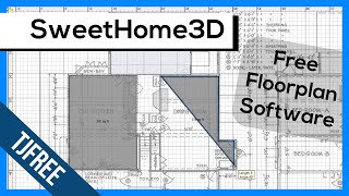 SweetHome3D  Free Floorplan Drawing Software [upl. by Bonilla635]