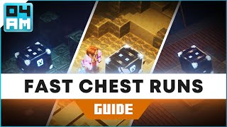 FAST 3 Obsidian Chest Locations Speed Run Guide Unique Farm in Minecraft Dungeons [upl. by Enreval]