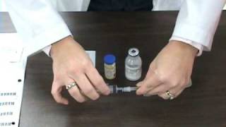 Reconstitution of a Powdered Medication [upl. by Gnaht]