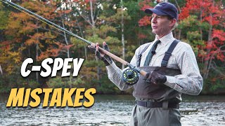 Circle Spey Casting  COMMON MISTAKES [upl. by Tuttle243]