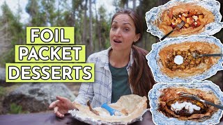 3 Foil Packet Desserts for Camping these are so easy and delicious [upl. by Romano]