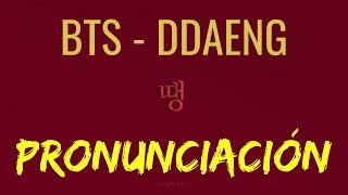 BTS  DDAENG 땡 LETRA FÁCILEASY LYRICS [upl. by Merralee186]