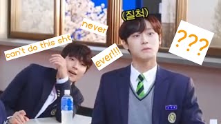 dohyun struggling for 4 minutes straight ft hwang inyeop [upl. by Airrej465]