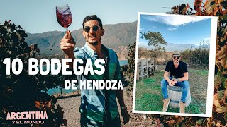 10 BODEGAS DE MENDOZA 🍷  La ruta del VINO MENDOZA 1 Argentina y el mundo [upl. by Morgenthaler]